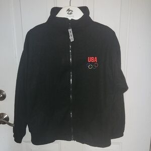 Vintage USA Olympics Fleece Jacket M